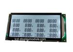 Three Lines Series TN LCD Panel Screen 52 Digits Monochrome Segment White LED