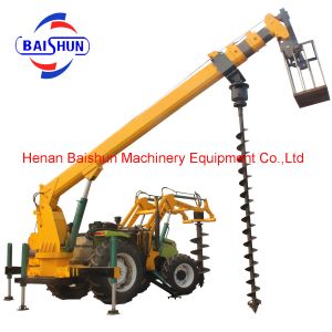 Wholesale Hydraulic ground digger auger drill attachment for excavator from china suppliers