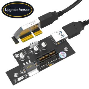 Wholesale GPU PCI Express 1X To 1X / 4x / 8x / X16 Riser Card Extender With Magnetic Foot Pads from china suppliers