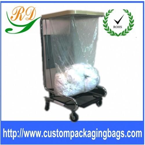 Quality PVA Cold Hot Water Soluble Biodegradable Plastic Shopping Bags For Hospital for sale
