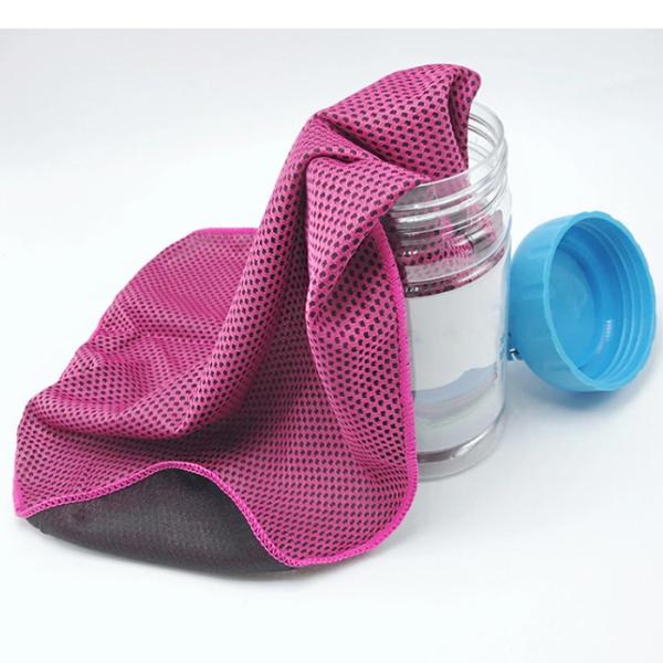 70x140 Microfibre Instant Cooling Towels Bulk Cool Touch Ice Towel With PVC Bag