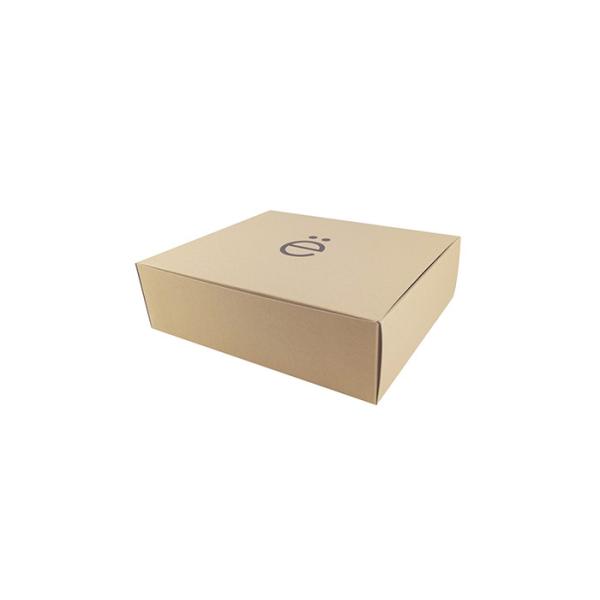 Retail Folding Paper Corrugated Box Mailer With Double Sided Mounting Paper