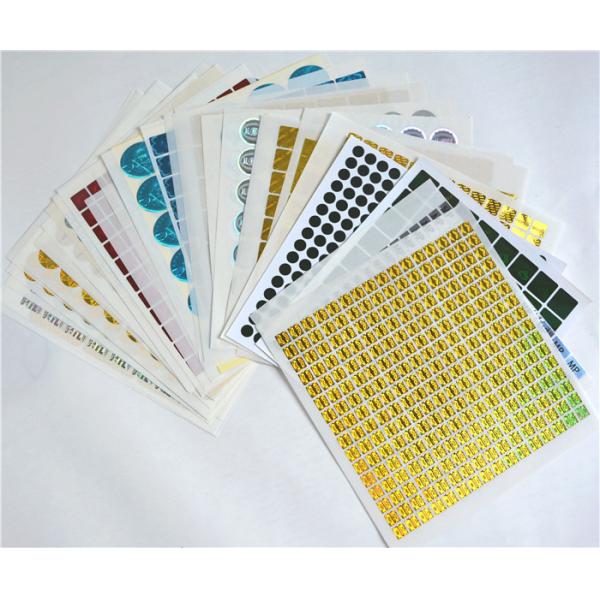 Anti Fake Void Custom Die Cut Radium Stickers Security Hologram Stickers