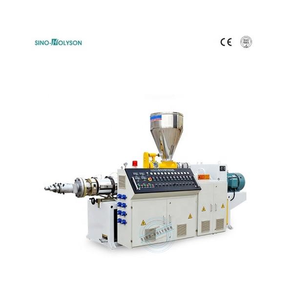 Quality Customised HSJZ 65/132 Conical Twin Screw Extruder for Precise Production Needs for sale
