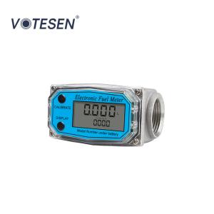 China Electric Turbine Flow Meters 3-4Mpa Water Fuel Small Pulse Output on sale