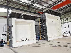 Wholesale BS EN 1365 Vertical Furnace Fire Resistance Test For Non Load Bearing Part Walls from china suppliers