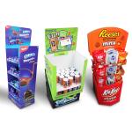 Custom PDQ slipper Pallet display stand with compartments