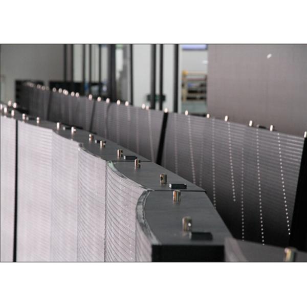 Outdoor Curved LED Screen 10mm Pixel Pitch Waterproof Energy Saving PCB Design