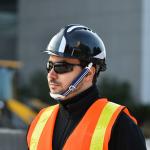 Construction Black Work Helmet ABS Shell 4/6 Points 9 colors CE EN397