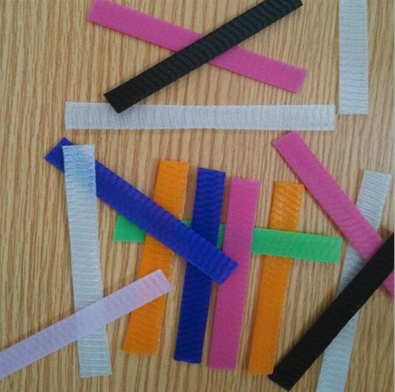 Makeup Brush Protective Mesh Sleeving , Mesh Sleeve Plastic Tube Netting PE Material