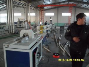 Wholesale Single Screw HDPE Plastic Pipe Extrusion Line 220v / 380v High Twist Torque from china suppliers