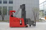 Seated type 1.5t electric 3-way pallet stacker with lithium battery optional for