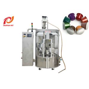 Buy cheap Fully Automatic Aluminum Foil Nespresso Coffee Capsule Filling Sealing Machine from wholesalers