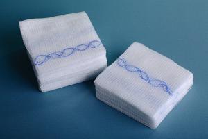 China 40S Cotton Yarn 3x3 Sterile Gauze Pads on sale