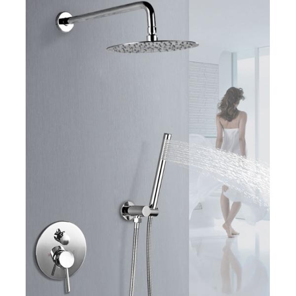 Brush Black Golden SUS OEM Hot Cold Shower Set