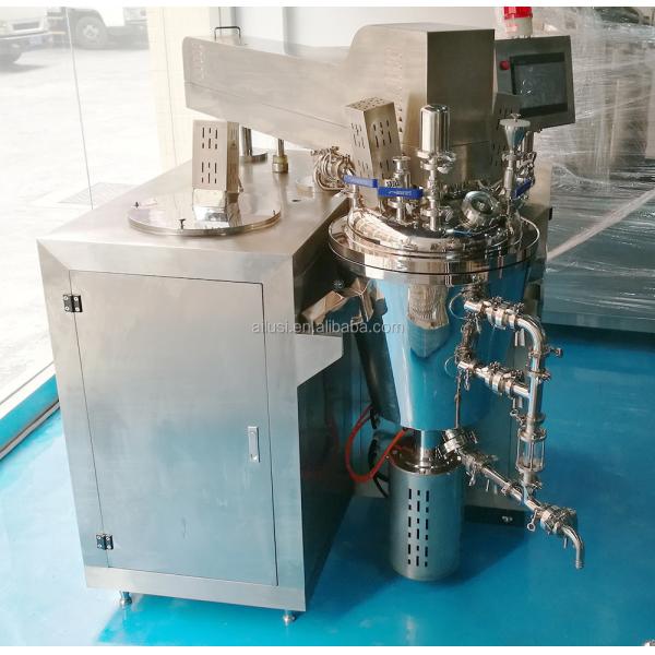 500L Stainless Steel Tank Emulsifier Mixing Machine Cosmetic Production Boiler Toothpaste Cream Mixer Machine