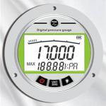 60mm Dial 4 Digits LCD Display Digital Pressure Gauge RS485