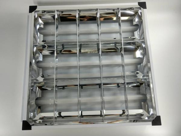 Mirror Effect Arc Smart LED Grid Panel Light