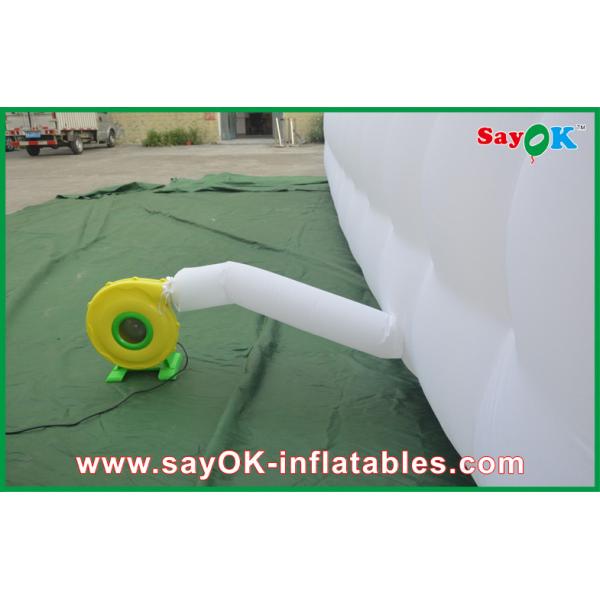 Large Inflatable Tent Portable Giant White Nylon Cloth Inflatable Air Tent , 3m Channel