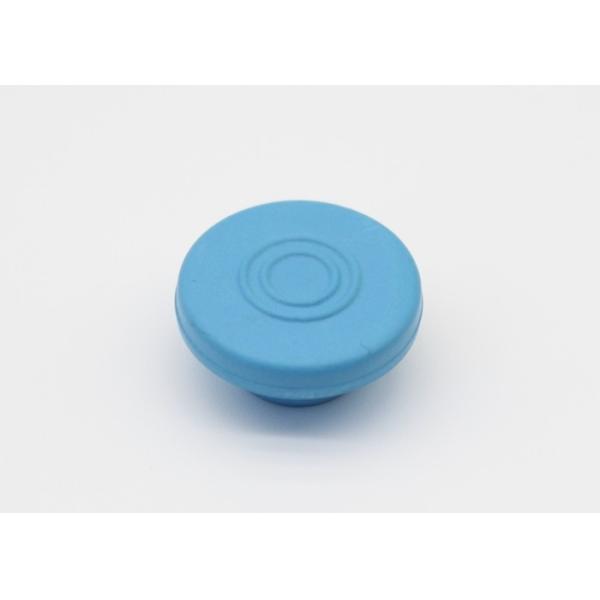 Ethylene Oxide Sterilized Blue Pharmaceutical Rubber Stoppers For Injection Vial