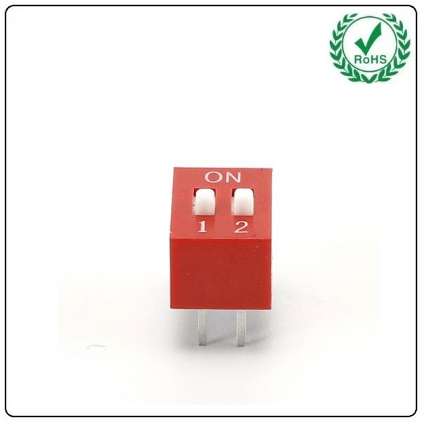Quality 8 Position 1P 2P Waterproof Electronic Dip Switch Single Pole Single Throw 2.54 Pitch for sale