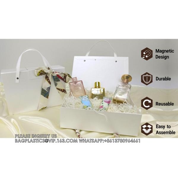 Large Gift Box With Magnetic Closure Lid, Ribbon And Card, Present Box For Birthady,Valentine'S