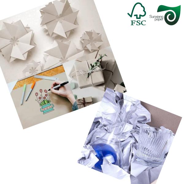 FSC 45GSM Newsprint Paper Packing Sheets 72cm 29cm For Box Filler