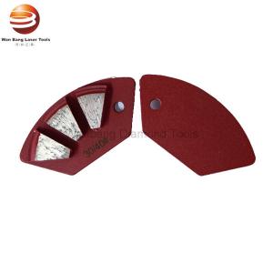 Sector Shape Three Segment Diamond Grinding Shoes