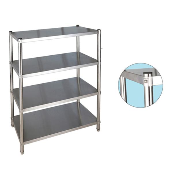 Heavy Duty Shelving Stainless Steel Display Stands , Warehouse Rack System