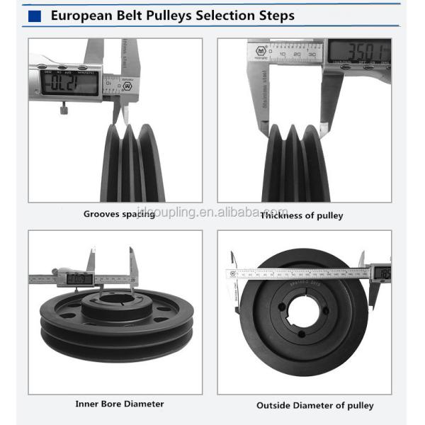 SPB SPZ SPA SPC V Belt Motor Pulley Black European Standard Pulley