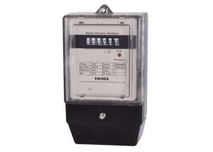 127/230V PC Cover Single Phase kilowatt hour meter With Ultrasonic Closed Cover