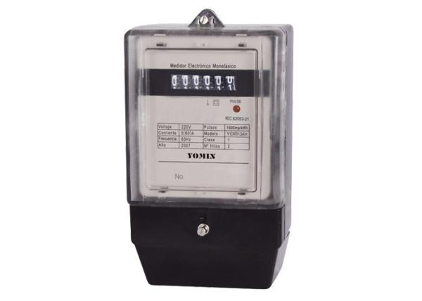 Quality 127/230V PC Cover Single Phase kilowatt hour meter With Ultrasonic Closed Cover for sale