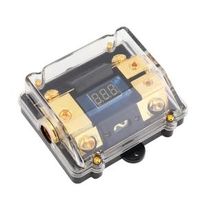 Wholesale 2 Way Distribution Block Car Audio Stereo Digital LED Display ANL Fuse Holder from china suppliers