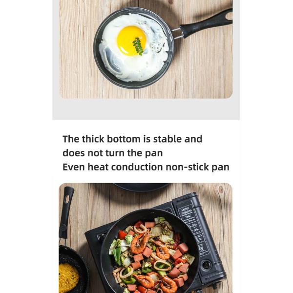 Full Size Induction Stovetop Frying Pan Non Stick With Bakelite Handle