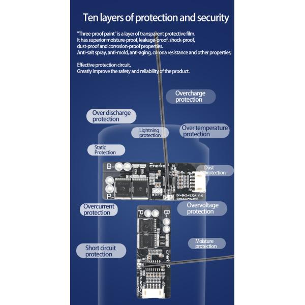 18V 21V Li-ion Lithium Battery BMS 5S 30A With NTC Battery Pack Balance Charger Cell Protection Circuit Board