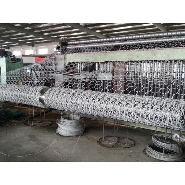 Galvanized Double Twist Gabion Machine With Wire Mesh Hexagonal Wire Netting