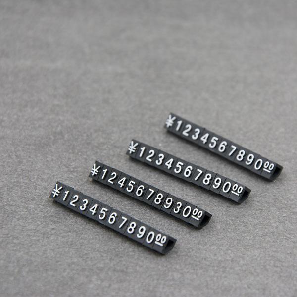 Quality Custom Retail Price Display Tags With Gold Stand , Easy To Assemble Reusable Price Tags for sale