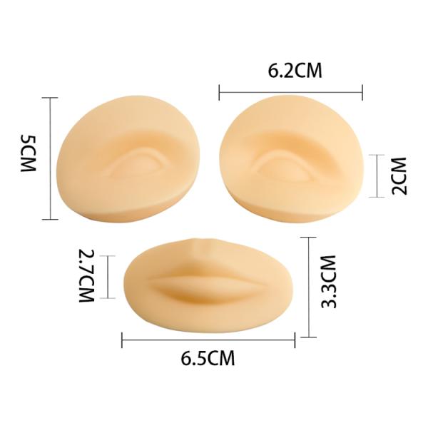 Permanent Makeup Training Eye Lip Tattoo Practice Skin For Microblading