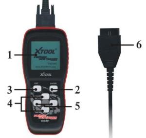 China Professional OBD2 Scanner Codes XTOOL VAG401 VW / AUDI / SEAT / SKODA on sale