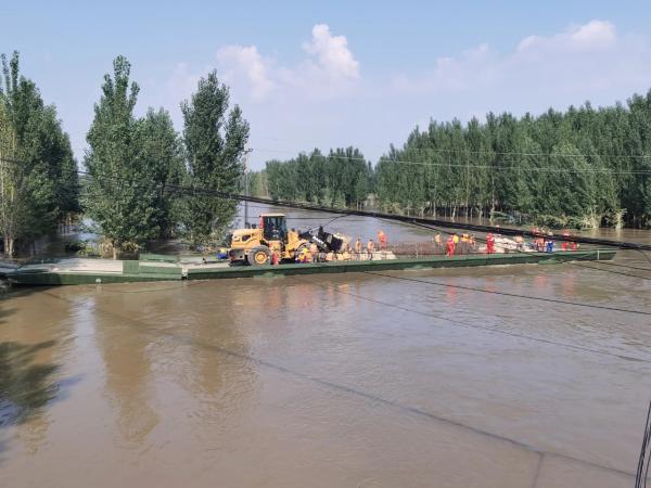 Quality Axle Load 83t Floating Bridges Army Pontoon Bridge for sale