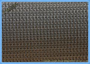 Wholesale Compound Balanced Woven Metal Mesh Conveyor Belt Nickel Aluminum Alloy Anti Break from china suppliers