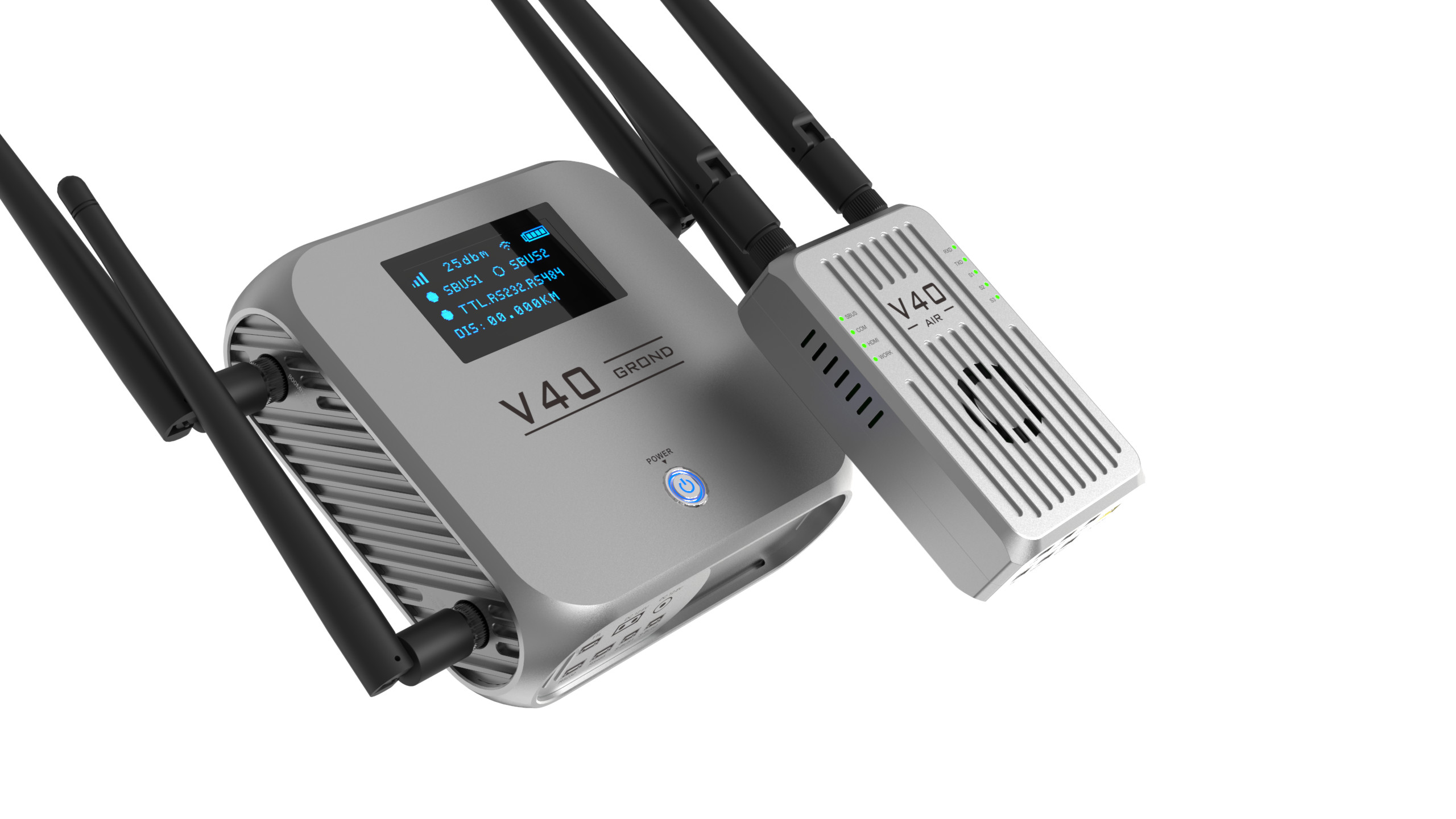 V40 Video And data And RC transmission device for drone