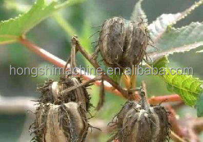 1000-1200kg/h Fiber Decorticating Machine , Diesel Castor Beans Peeling Machine