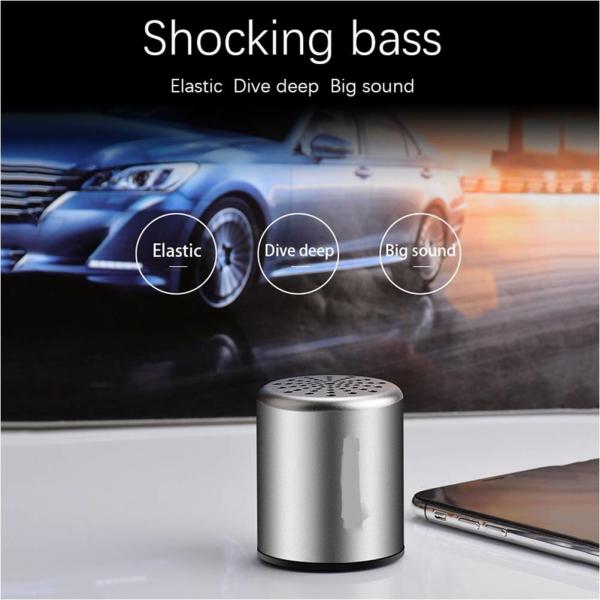 Quality Producentre PDCMK10 Wireless Mini BT 4.2 Speaker With Microphone Phone Calling HD Super Bass Subwoofer Mini LoudSpeaker for sale