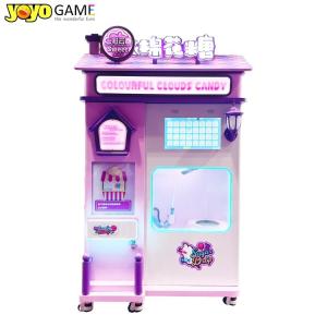 China New Vending Machine 2024 Professional Intelligent Automatic Cotton Candy Vending Machine With Advertising Screen on sale
