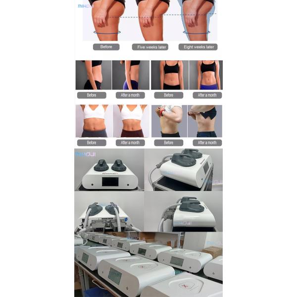 peface 2 Handles EMS Body Slimming Machine 150Hz For Enhanced Muscle