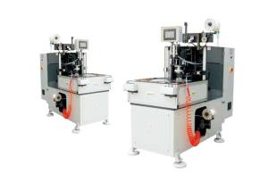 Servo Electric Motor Coil Binding Machine Lacing Both Winding Heads Together