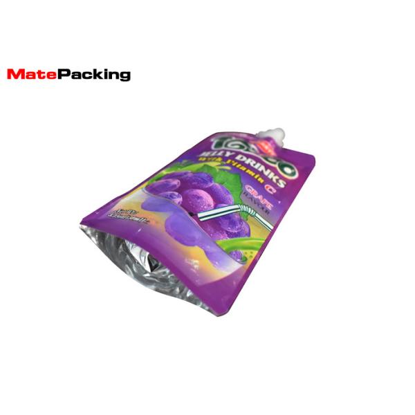 Colorful Printing Bottom Gusset Spout Pouch Baby Food Juice Packaging