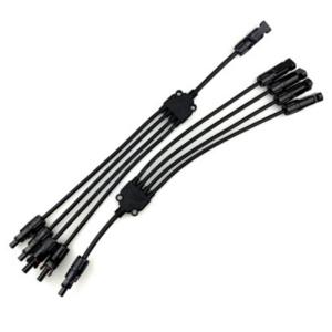 China Waterproof Insulation Copper MC4 Y Branch Connector on sale