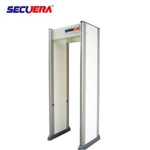 China walk through metal detector gate for security Systems metal detector scanner door 6 zones detector on sale